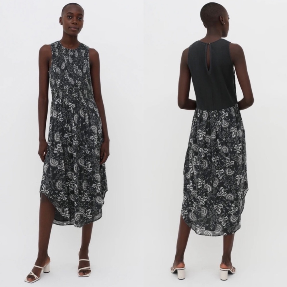 Ulla Johnson | Gili Sleeveless Midi Dress Paisley Print 8
